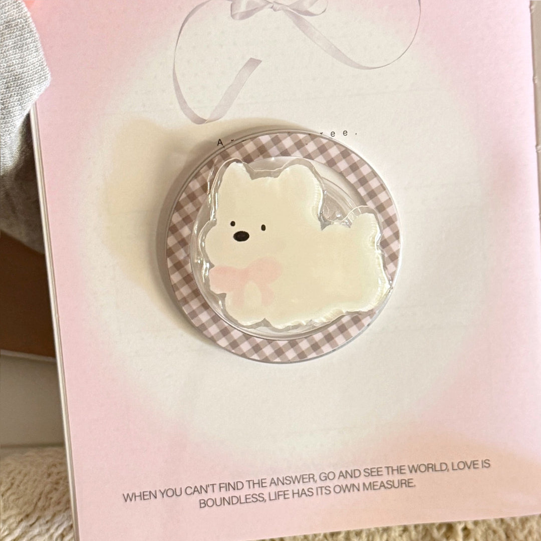 Cute Dog Brooch Bowlift