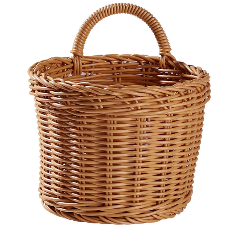Unisex Braided Storage Basket with Sturdy Handle Bowlift