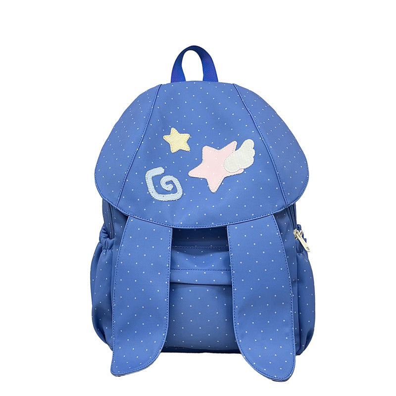 Cute Bunny Ears School Backpack Bowlift