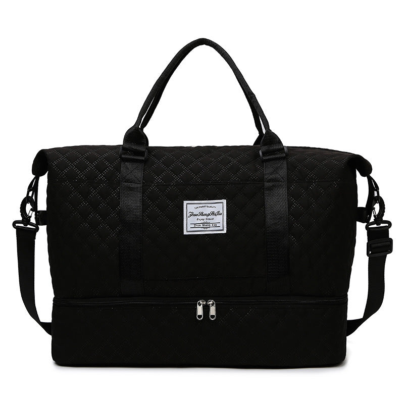 Stylish Quilted Gym Duffle Bag
