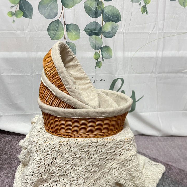 Cozy Woven Bread Basket Bowlift