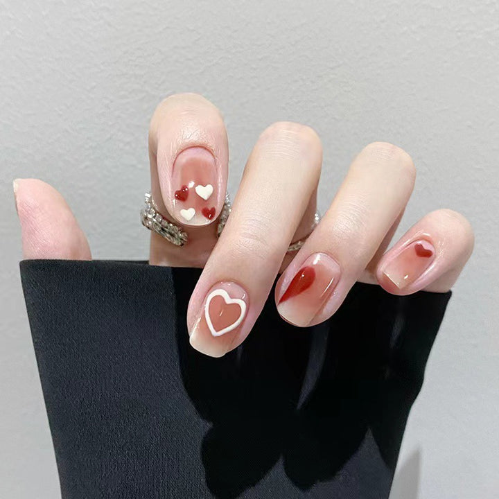 Creative Heart Nail Art Bowlift
