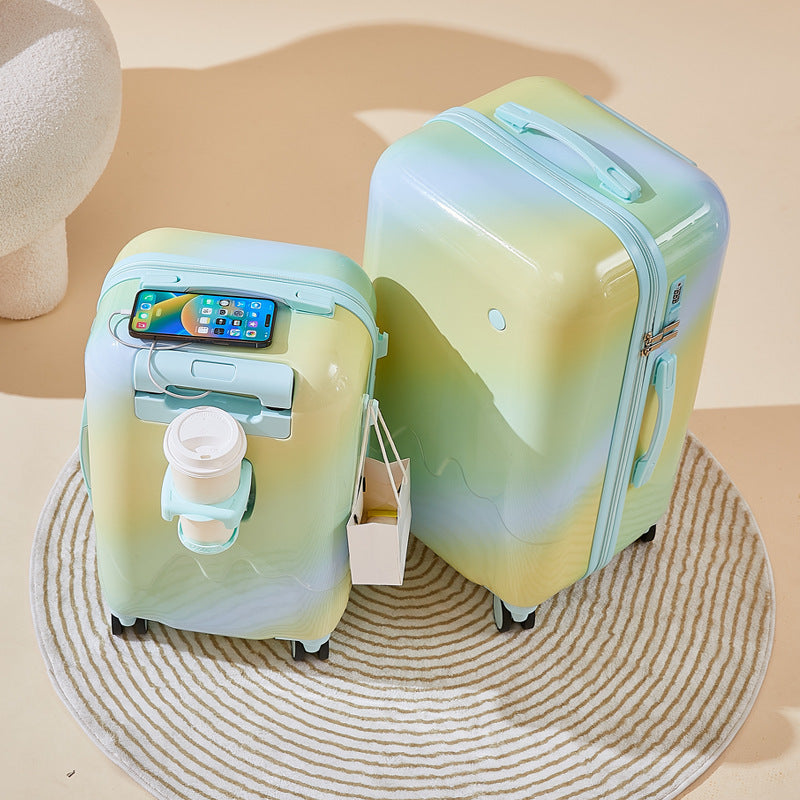 Smart Tech-Integrated Travel Suitcase Bowlift