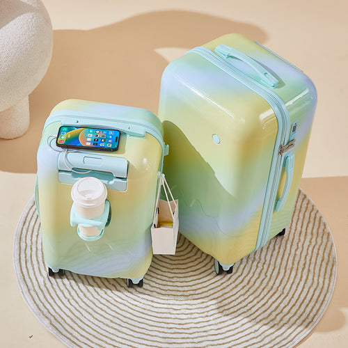 Smart Tech-Integrated Travel Suitcase Bowlift