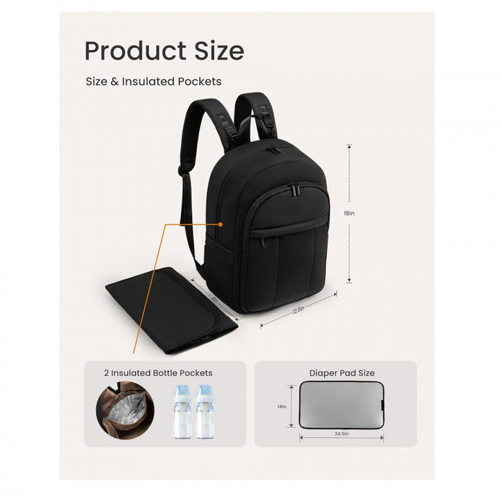 Practical laptop backpack with USB port Bowlift