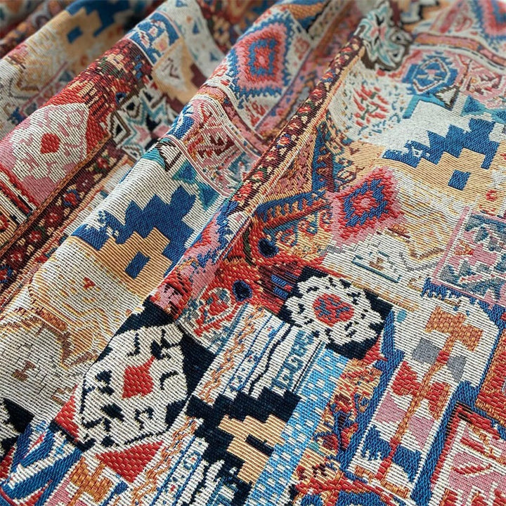 Artistic Textured Tapestry Blanket
