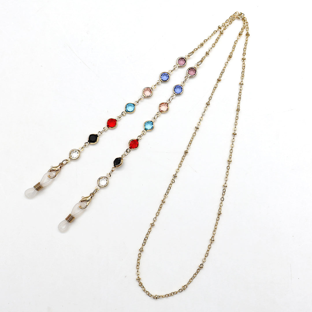 Colorful Beaded Eyewear Chain Bowlift