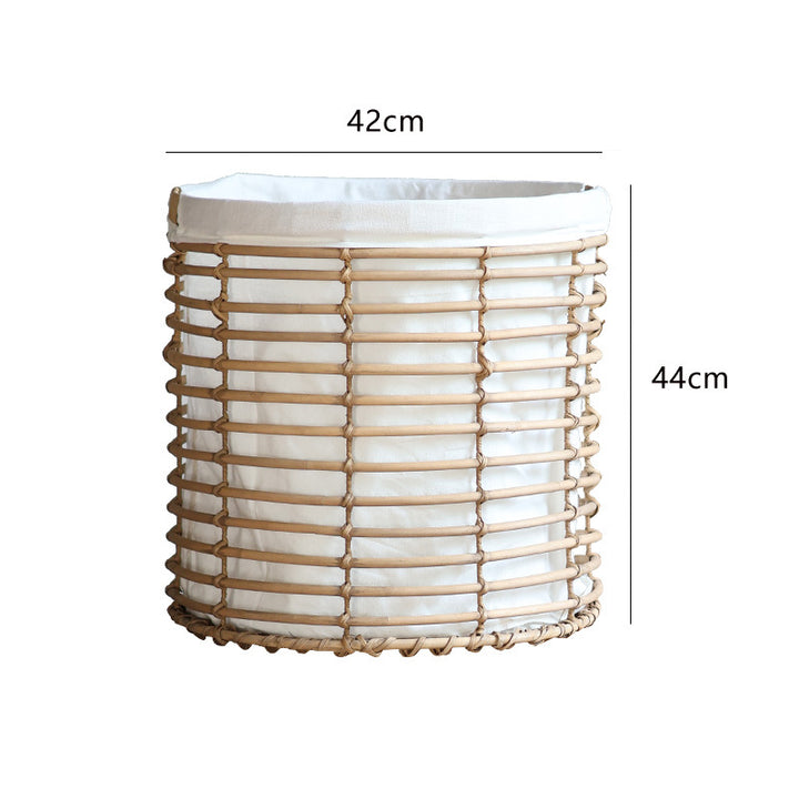 Decorative storage basket with fabric lining Bowlift