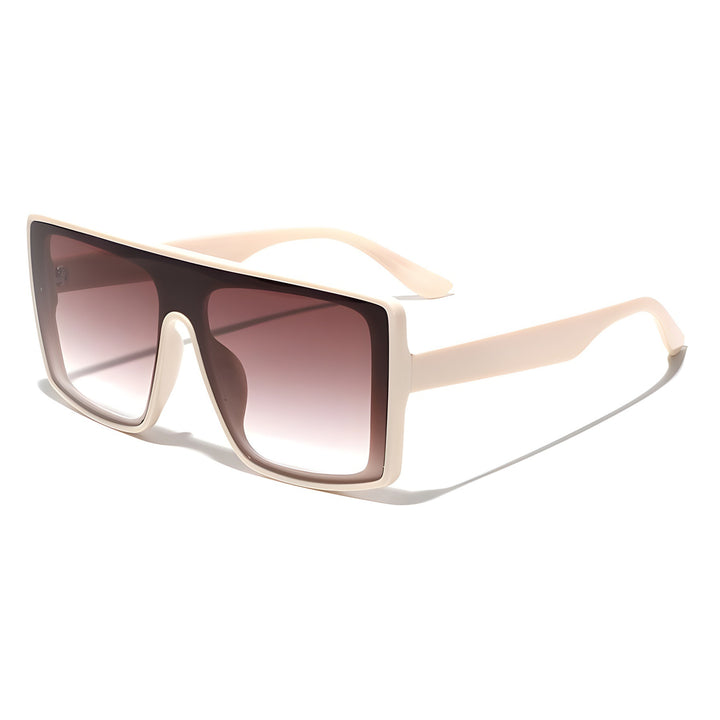 Women oversized square sunglasses with luxurious tortoiseshell design Bowlift