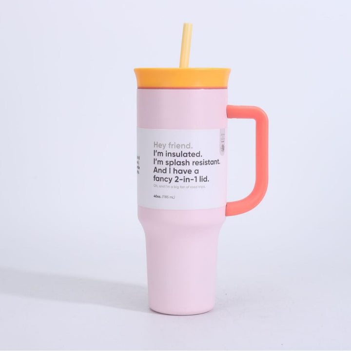 Women's insulated mug with 2-in-1 lid Bowlift