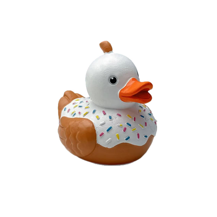 Decorative figure rubber duck with surprise element Bowlift
