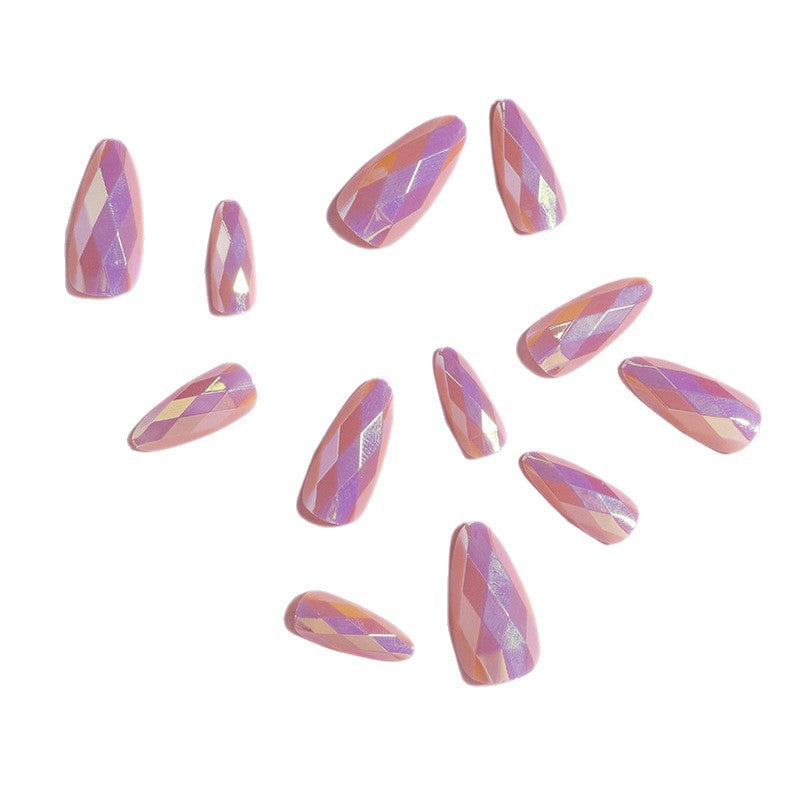 Glamorous Rhinestone-Accent Press-On Nails Bowlift