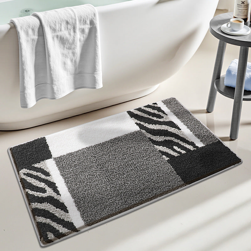 Turtle-Themed Plush Bath Mat Bowlift
