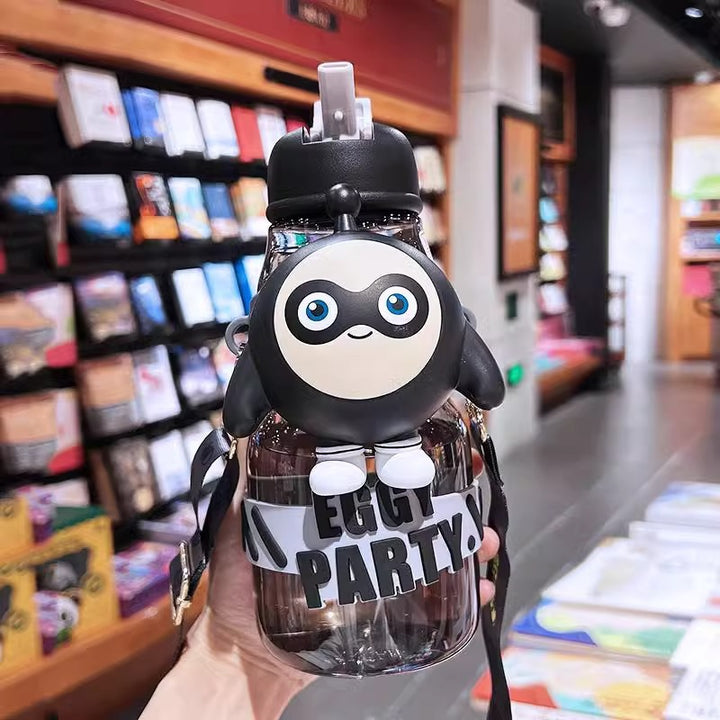 Women’s water bottle with interactive design and stylish character element Bowlift