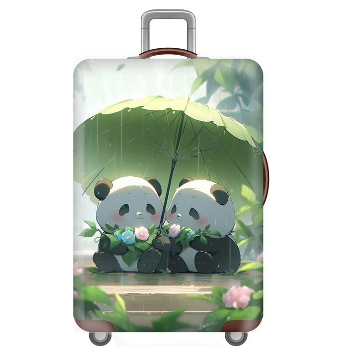 Unisex Hard-shell Travel Suitcase with Playful Panda Design Bowlift