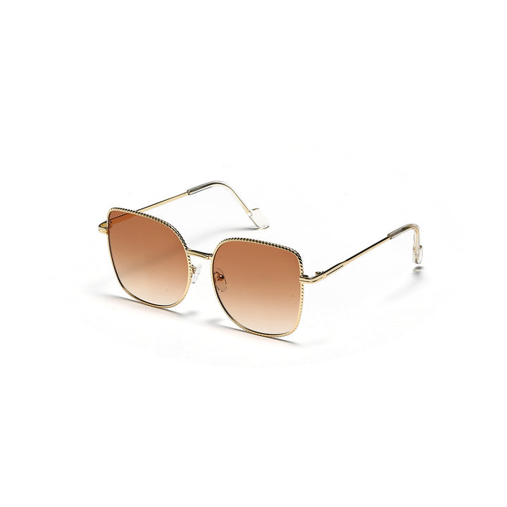 Women's fashionable oversized designer sunglasses with multifaceted frame Bowlift