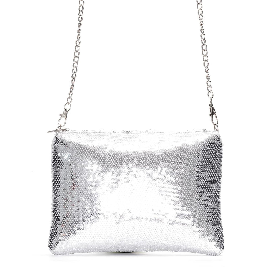 Elegant Clutch with Glitter Details Bowlift