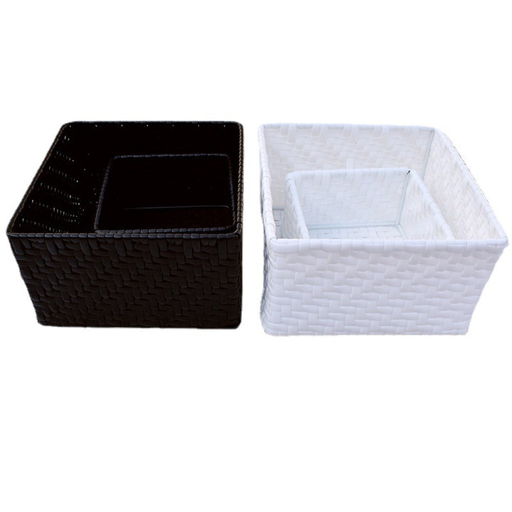 Nested Woven Storage Baskets Set Bowlift