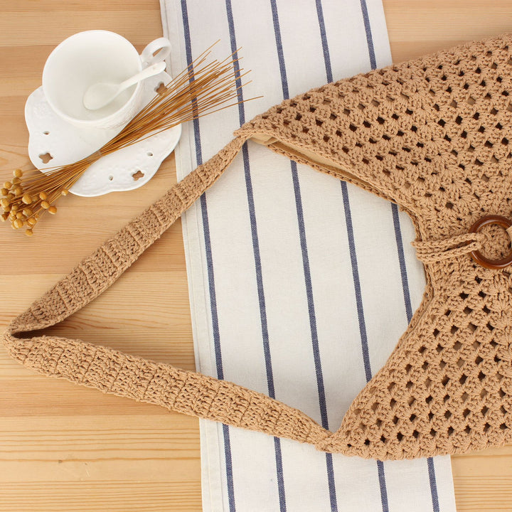 Handmade Macrame Shoulder Bag Bowlift