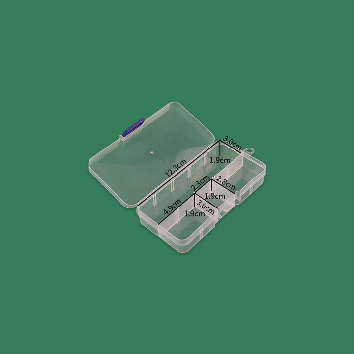 Transparent Multi-Division Storage Organizer Bowlift