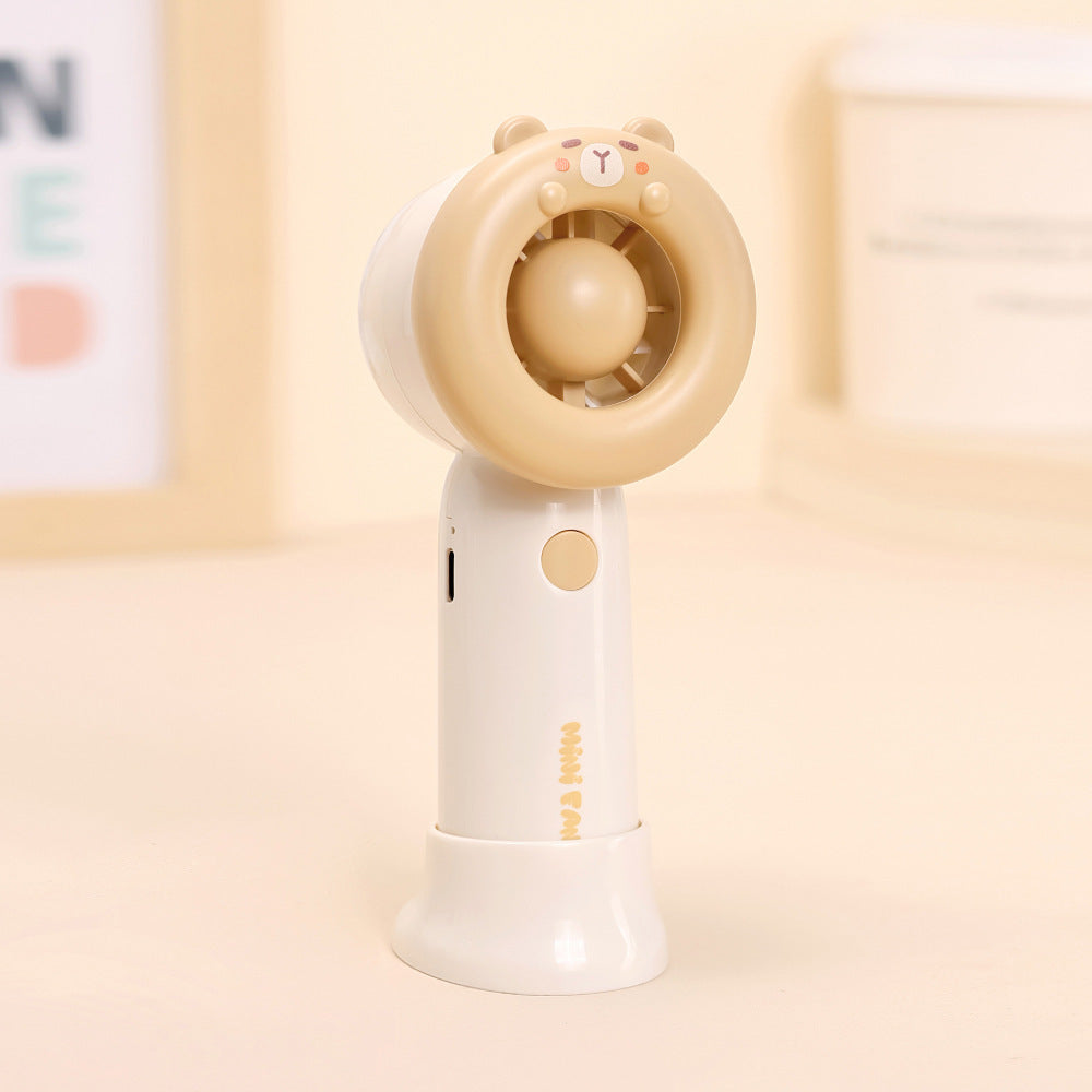 Women's portable hand fan with cute design Bowlift