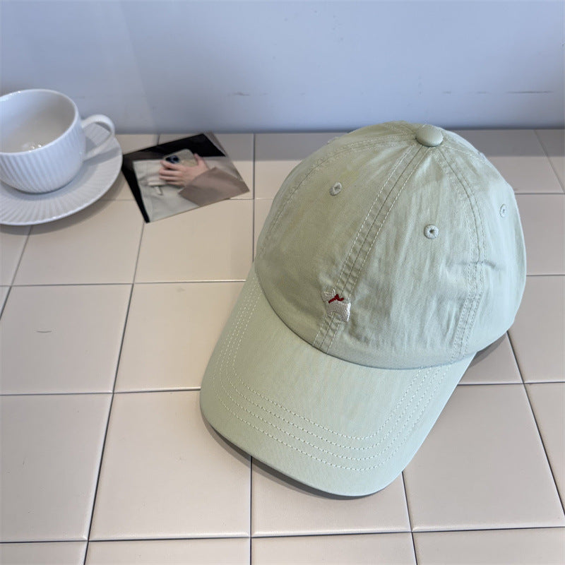 Women's Casual Washed Cotton Baseball Cap Bowlift