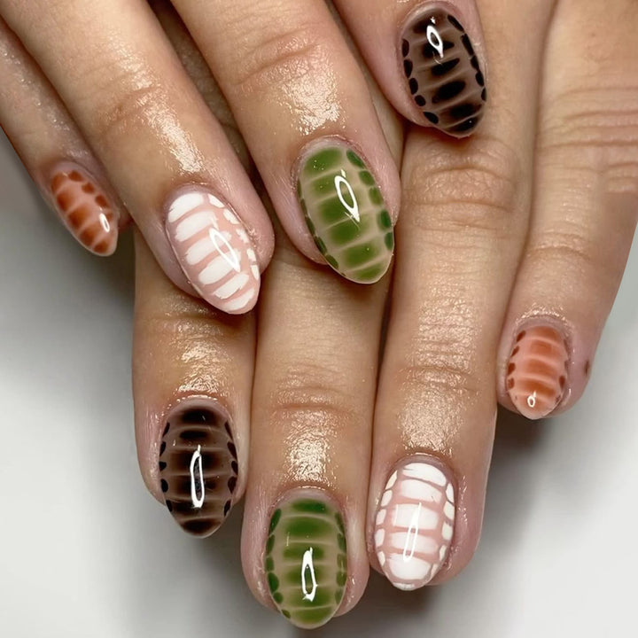 Artful nail art with creative patterns Bowlift