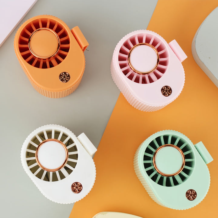 Women portable mini fan with adjustable tilt and USB connection Bowlift