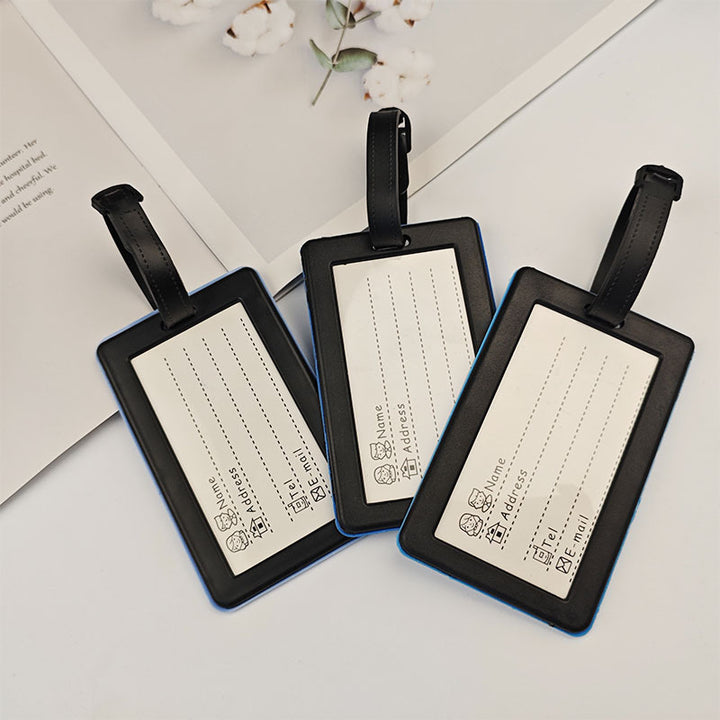 Unisex Travel-Themed Luggage Identifier Bowlift