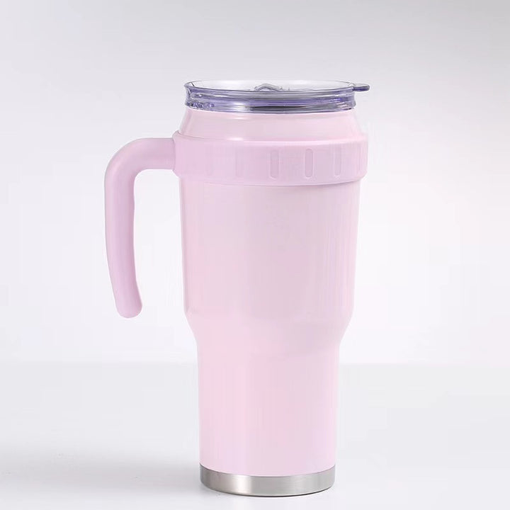 Ladies Insulated Steak and Grill Cup with Practical Carry Handle Bowlift