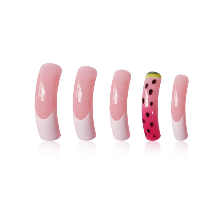 Glamorous 3D Long Stiletto Press-On Nails Bowlift