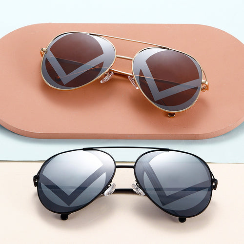 Ladies fashionable geometric sunglasses Bowlift