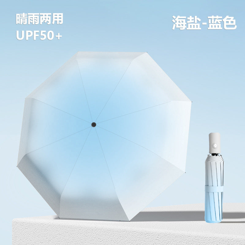 Women Foldable Sun Umbrella Bowlift