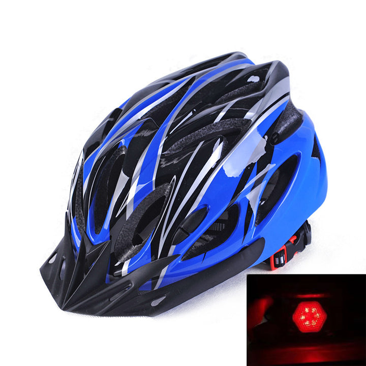 Mountain bike helmet with integrated safety light and dynamic ventilation Bowlift