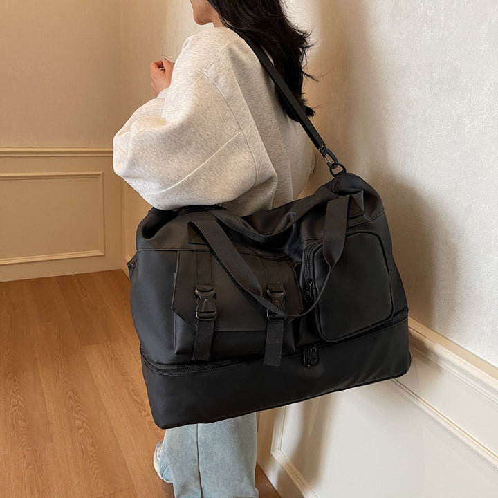 Water-Resistant Multi-Pocket Sports Duffle Bag Bowlift