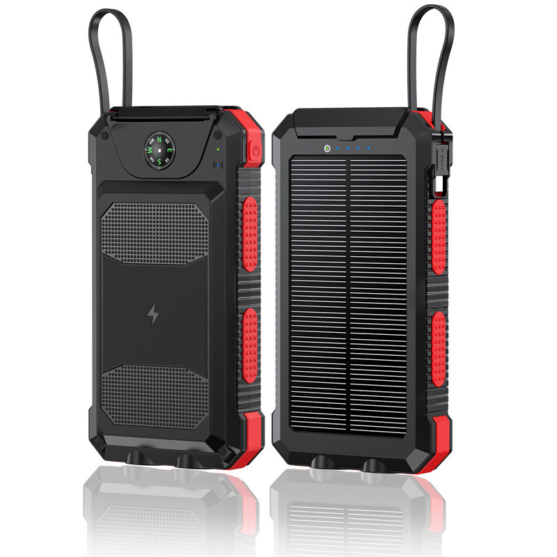 Waterproof Solar Power Bank with Built-in Compass Bowlift
