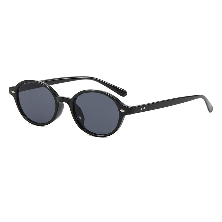 Women's fashionable round reading glasses with flexible plastic frame Bowlift