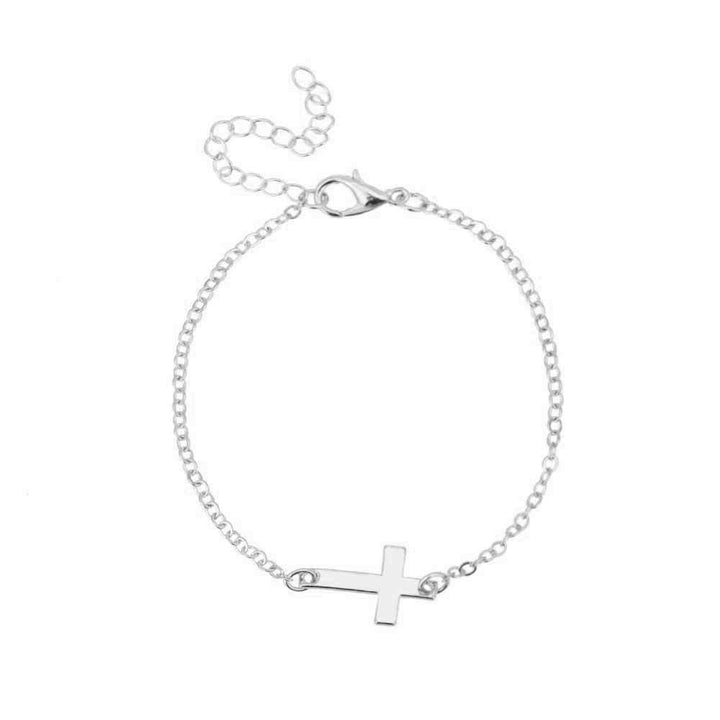 Minimalist Cross Bracelet Bowlift