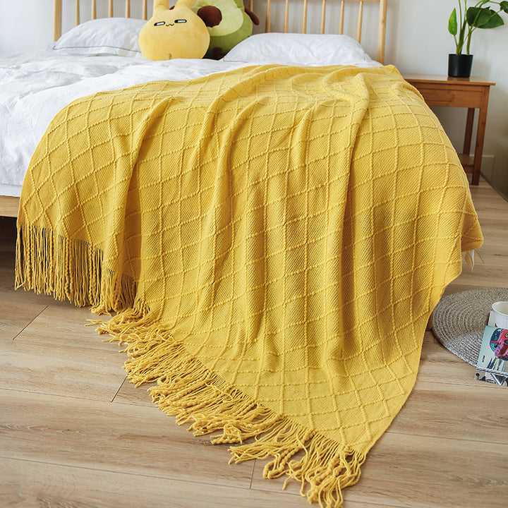 Cozy Knitted Blanket