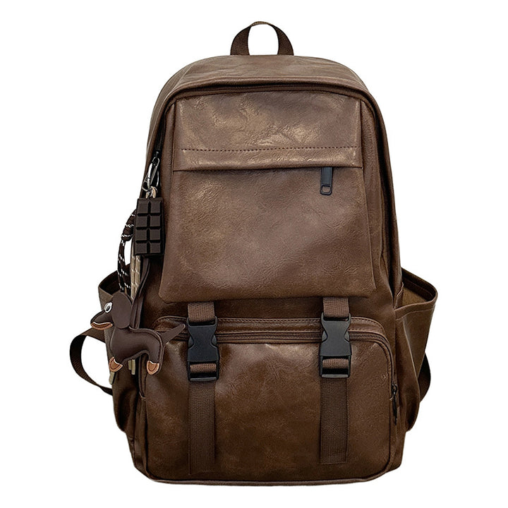 Vintage-Style Leather Backpack Bowlift