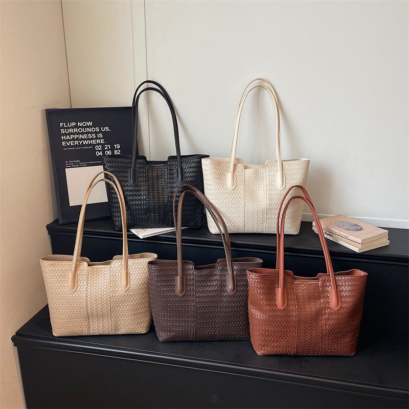 WoWoven Leather Tote Bag Bowlift