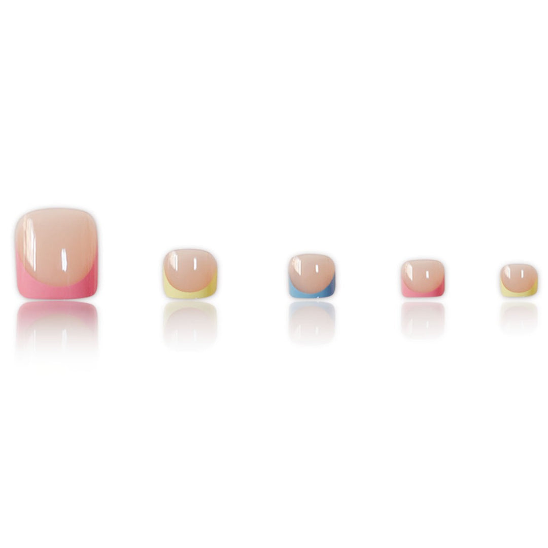Premium French Tip Pedicure Bowlift