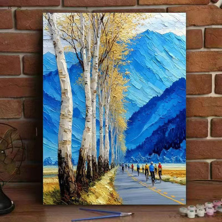 Textured Landscape Art Print Bowlift