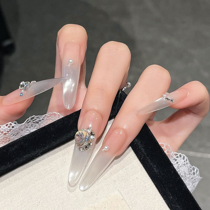 Whimsical Character-Designed Press-On Nail Art Bowlift