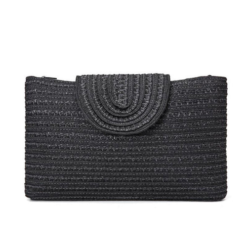 Elegant Clutch Bag with High-Quality Woven Structure Bowlift