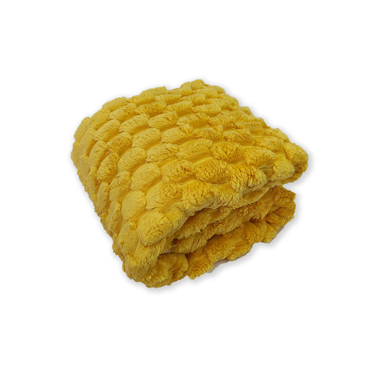 Women's Luxury Plush Blanket with 3D Texture Bowlift