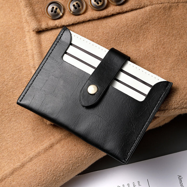 Faux Leather Card Holder Bowlift