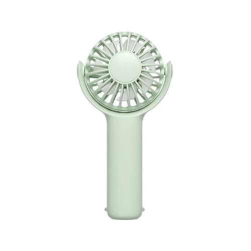 Women portable handheld fan with ergonomic grip and USB charging Bowlift