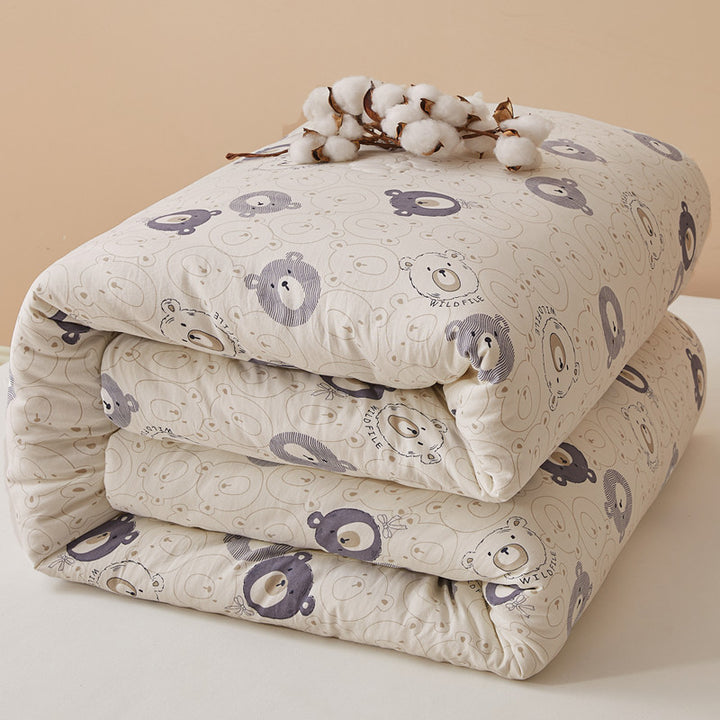 Women's cozy blanket with lovely bear pattern Bowlift