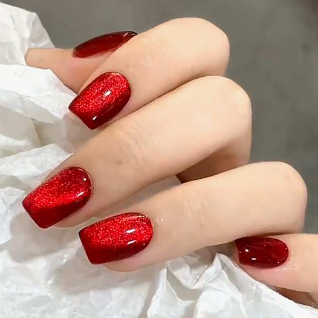 Glittering Press-On Nail Tips Set Bowlift